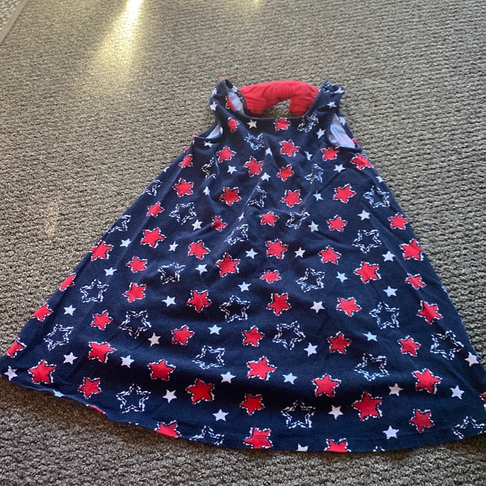 5T patriotic tank top dress